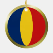 Chad Flag Ornament (Hinten)