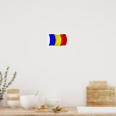 Chad Flag Poster Print (Küche)