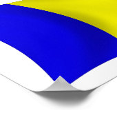 Chad Flag Poster Print (Ecke)