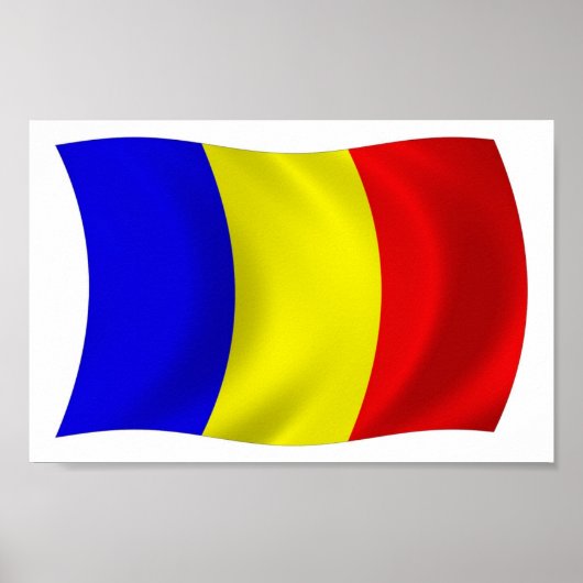 Chad Flag Poster Print (Vorne)