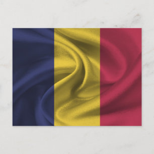 Chad Flag Postkarte