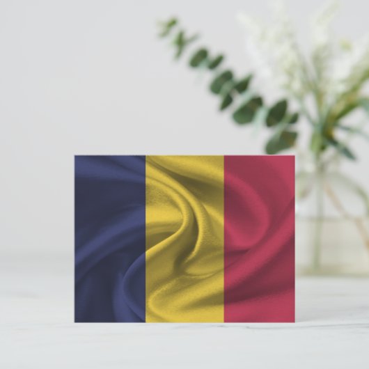 Chad Flag Postkarte (Stehend Vorderseite)