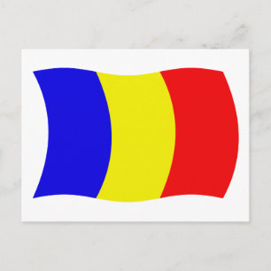 Chad Flag Postkarte