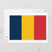 Chad Flag Postkarte (Vorne/Hinten)