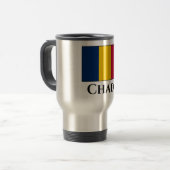 Chad Flag Reisebecher (Vorderseite Links)