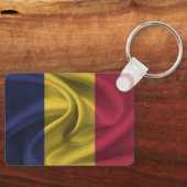 Chad Flag Schlüsselanhänger (Vorderseite)