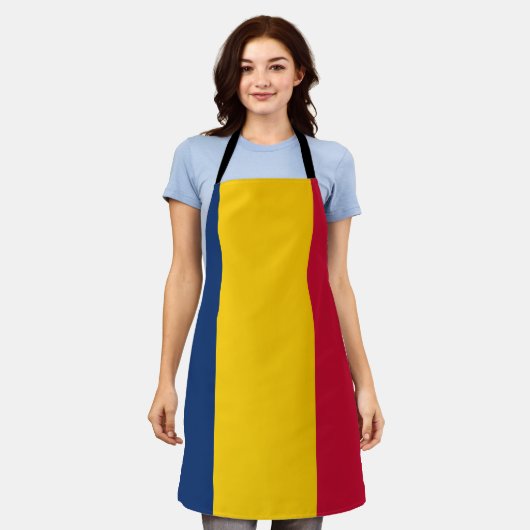 Chad Flag Schürze (Getragen)