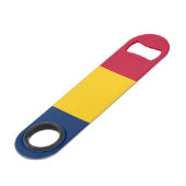 Chad Flag Speed Flaschenöffner (Vorderseite Schrägansicht)