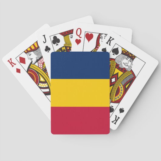 Chad Flag Spielkarten (Rückseite)