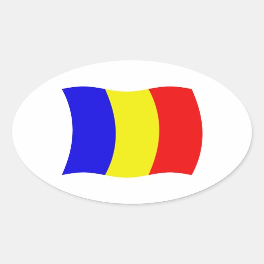 Chad Flag Sticker (Vorderseite)
