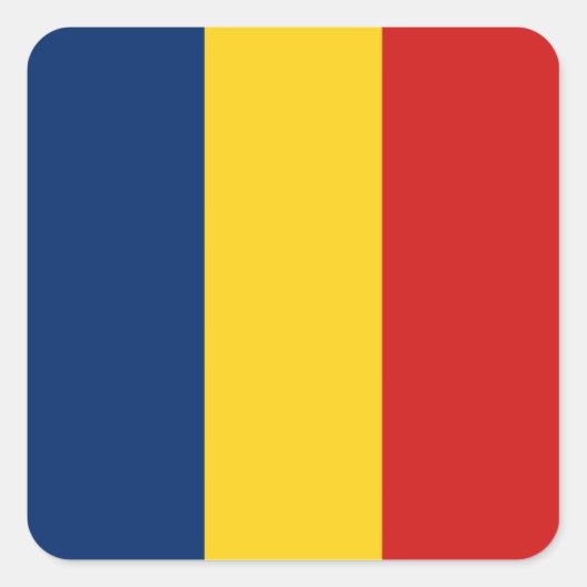 Chad Flag Sticker (Vorderseite)