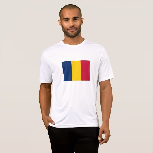 Chad Flag T-Shirt (Vorne ganz)