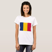 Chad Flag T-Shirt (Vorne ganz)