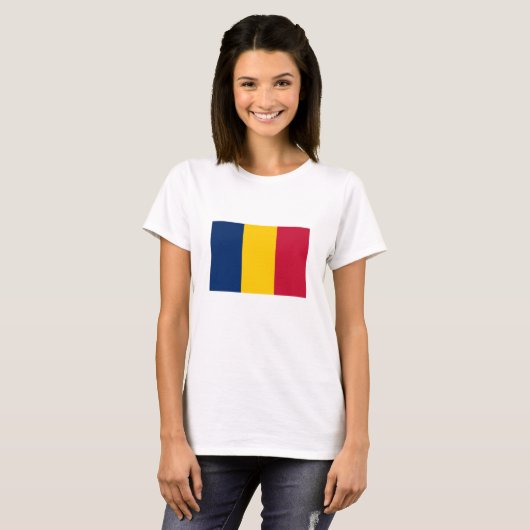 Chad Flag T-Shirt (Vorne ganz)