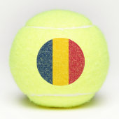 Chad Flag Tennisbälle (Vorderseite)