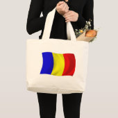Chad Flag Tote Bag Jumbo Stoffbeutel (Vorderseite (Produkt))
