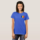 Chad Flag und Map dk T - Shirt (Vorne ganz)