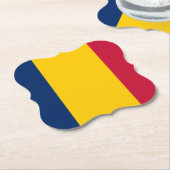 Chad Flag Untersetzer (angewinkelt)