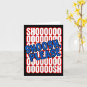 Chad Gable Shoosh bitte Karte (Gelbe Blume)