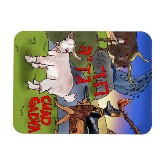 Chad Gadya - Pessach - Magnet (Horizontal)