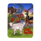 Chad Gadya - Pessach - Magnet (Vertikal)