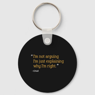 Chad Gift Zitat Funny Geburtstag Personalisierter  Schlüsselanhänger