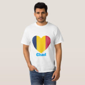 Chad Heart Flag T - Shirt (Vorne ganz)
