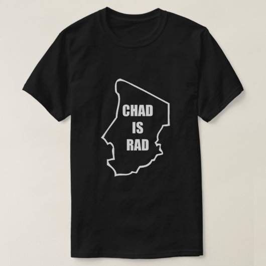 Chad Is Rad - White Classic T-Shirt (Design vorne)