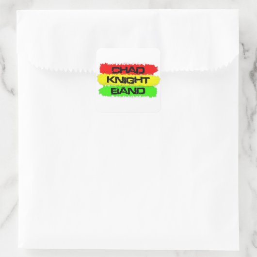 Chad Knight Band Reggae Sticker (Tasche)