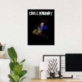 Chad Knight Blurry Krawatten Poster (Heimbüro)