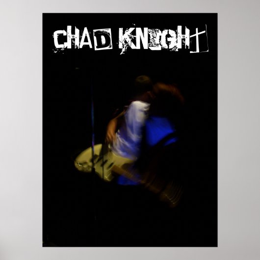 Chad Knight Blurry Krawatten Poster (Vorne)