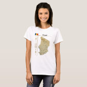 Chad Map + Flag + Titel T - Shirt (Vorne ganz)