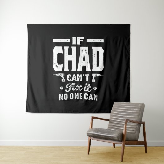 Chad Personalisiert Name Birthday Wandteppich (Beispiel (Horizontal))