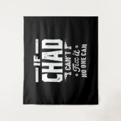 Chad Personalisiert Name Birthday Wandteppich (Vorderseite)