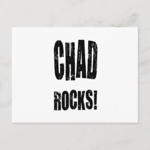 Chad Rocks! Postkarte