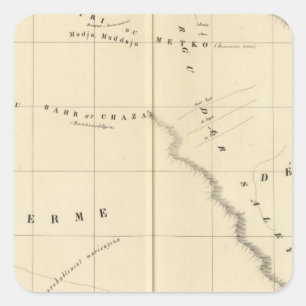 Chad See-Region 23 Quadratischer Aufkleber