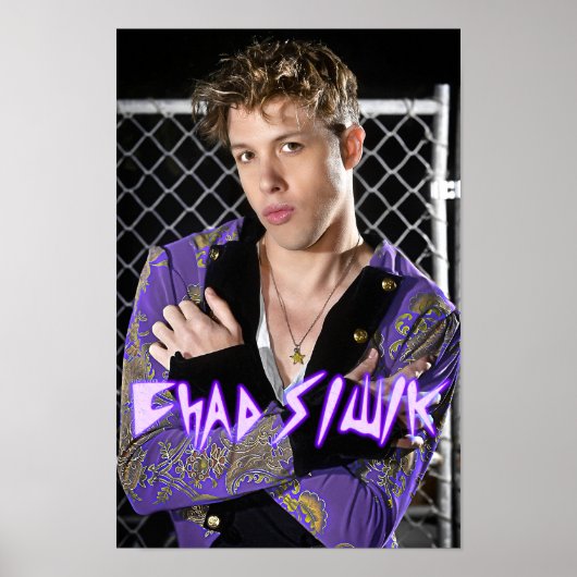 Chad Siwik "80er Pop Star" Poster (Vorne)