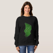 Chad Soccer Football Court Sweatshirt (Vorne ganz)