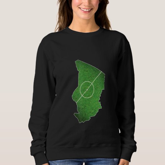 Chad Soccer Football Court Sweatshirt (Vorderseite)