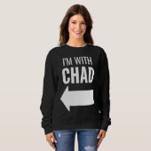 Chad und Brad Halloween-Kostüm Sweatshirt (Vorne ganz)