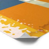 Chad Vintage Travel Poster (Ecke)