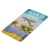 Chad Vintage Travel Poster Magnet (Linke Seite)
