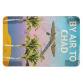Chad Vintage Travel Poster Magnet (Horizontal)