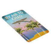 Chad Vintage Travel Poster Magnet (Rechte Seite)
