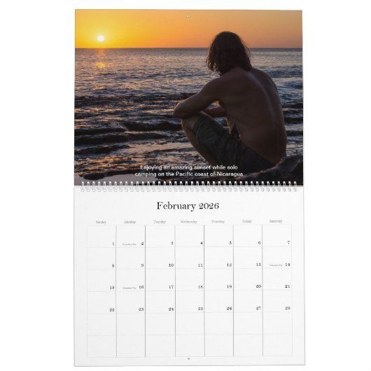 Chad Zubers ursprüngliches Abenteuer 2020 Kalender (Feb 2026)