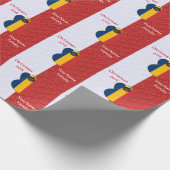 Chadian Angel in Flag Geschenkpapier (Ecke)