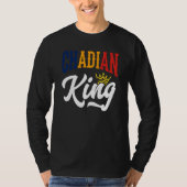Chadian King Chad Chadian Chad Flag T-Shirt (Vorderseite)