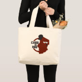 chadisrad.com-Hauptleitungslogo Jumbo Stoffbeutel (Vorderseite (Produkt))