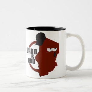 chadisrad.com-Hauptleitungslogo Zweifarbige Tasse