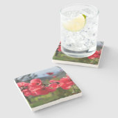 Chaenomeles speciosa steinuntersetzer (Seitenansicht)